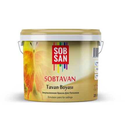 ПОТОЛОЧНАЯ КРАСКА SOBSAN SOBTAVAN